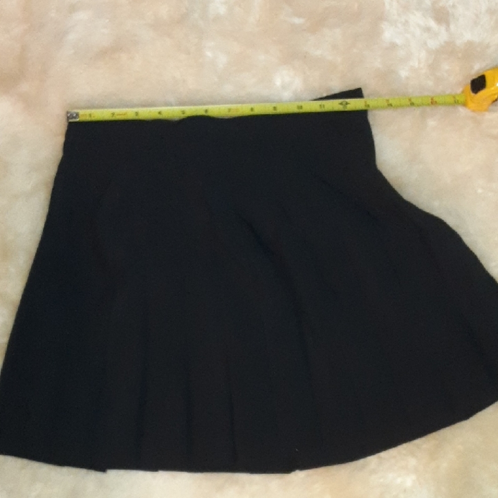 Women's Black Pleated Tennis Skirt